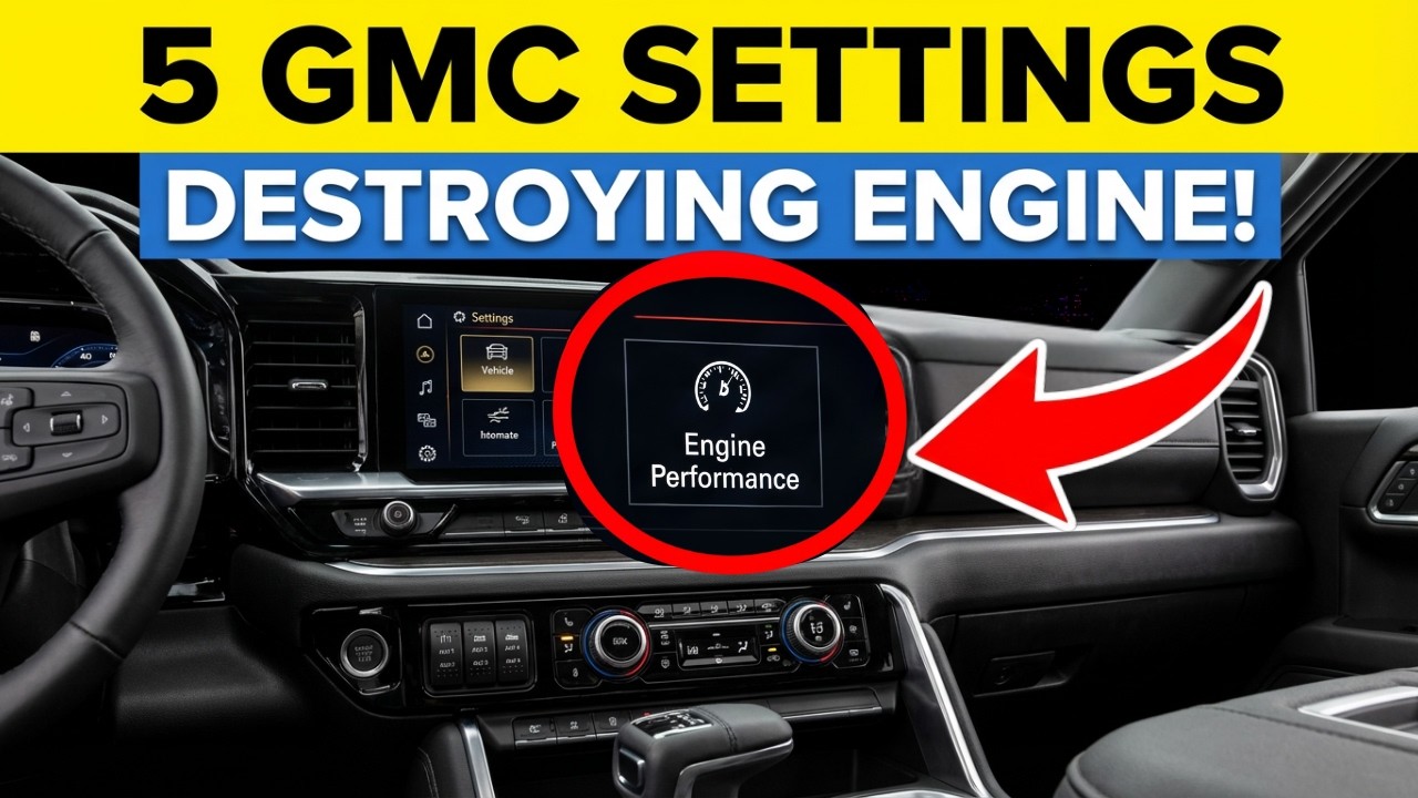 5 GMC SETTINGS DESTROYING YOUR ENGINE (Turn OFF Now!)