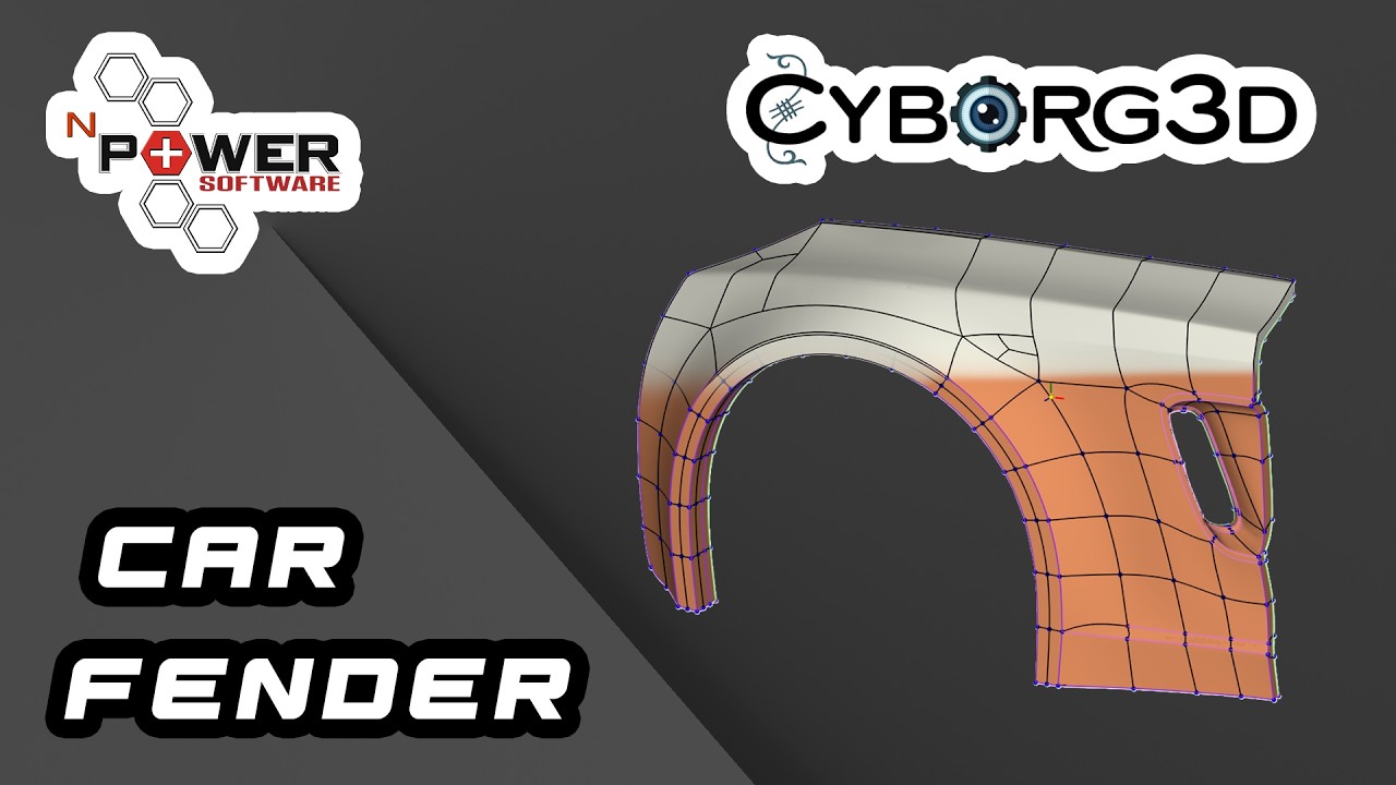 CAD Car Fender Modeling | Creating Realistic Curved Surfaces