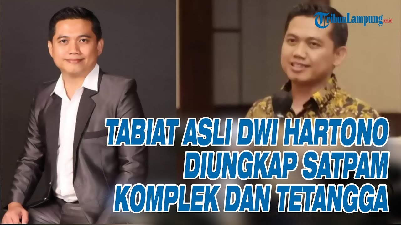 SIFAT Asli Dwi Hartono Diungkap Satpam Komplek dan Tetangga