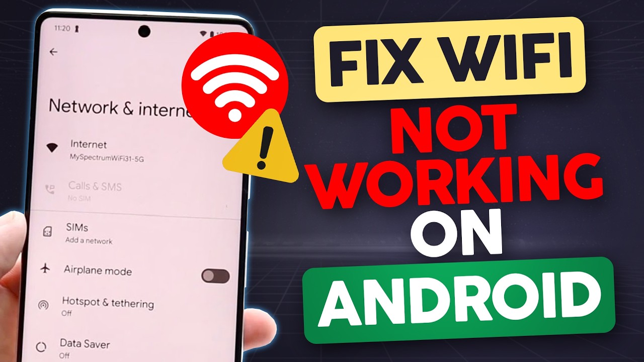 [2026] Исправлена ​​проблема с неработающим Wi-Fi на Android за 5 минут!