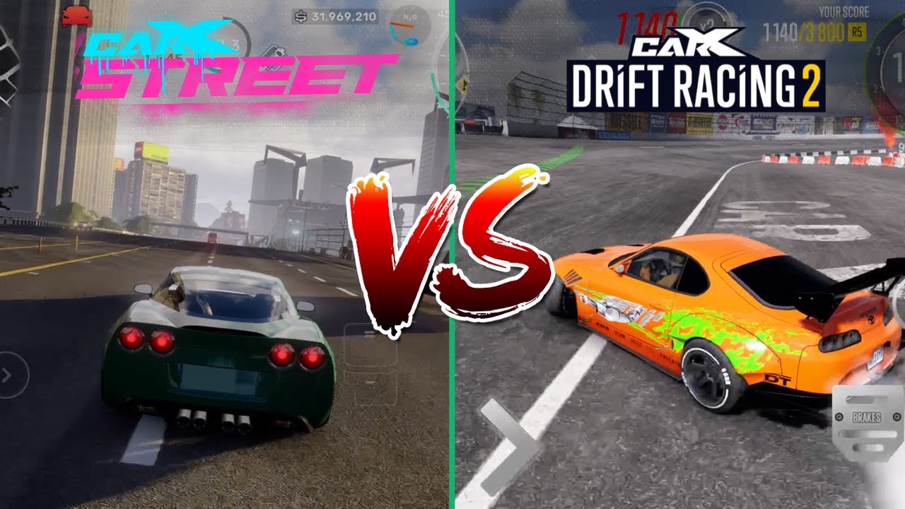 CarX Street VS CarX Drift Racing 2 Gameplay Comparsion