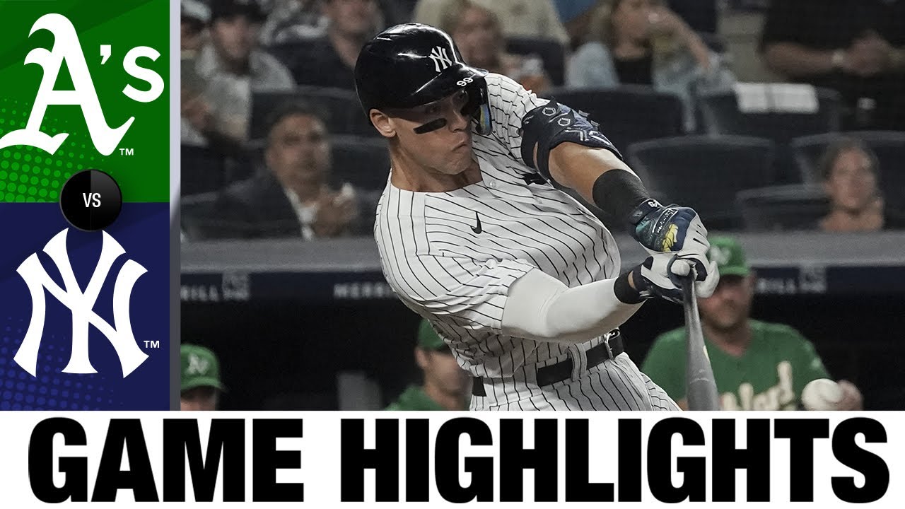 A's vs. Yankees Game Highlights (6/27/22) | MLB Highlights