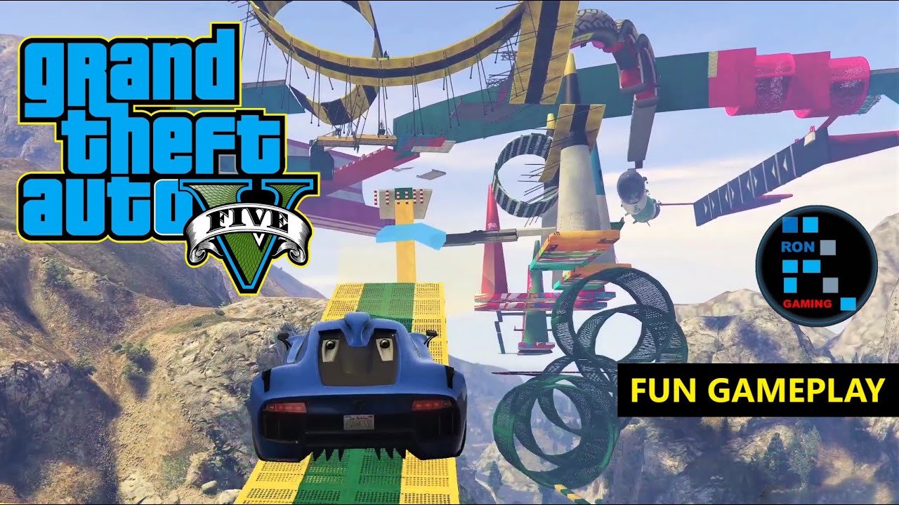 GTA V | SKILL TEST INSANE PARKOUR FUNNY GAMEPLAY