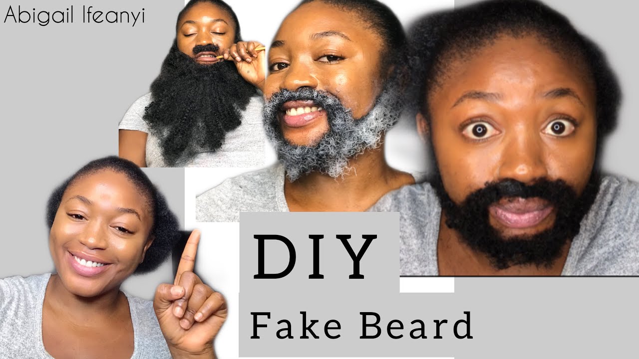 DIY Fake Beard | How To Make Fake beard . Easy and beginner friendly
