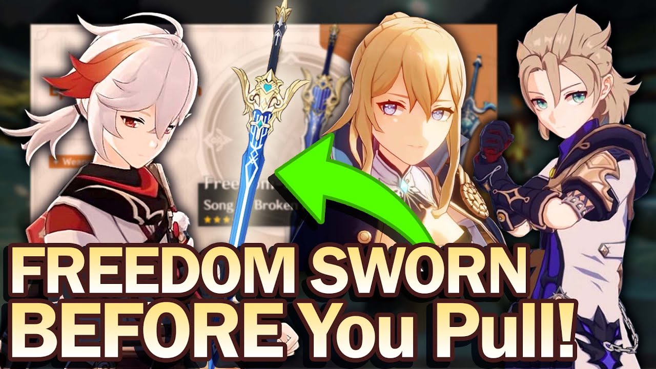 FREEDOM SWORN: A Quick Guide! Support Analysis & Who Can Use It | Genshin Impact 2.3
