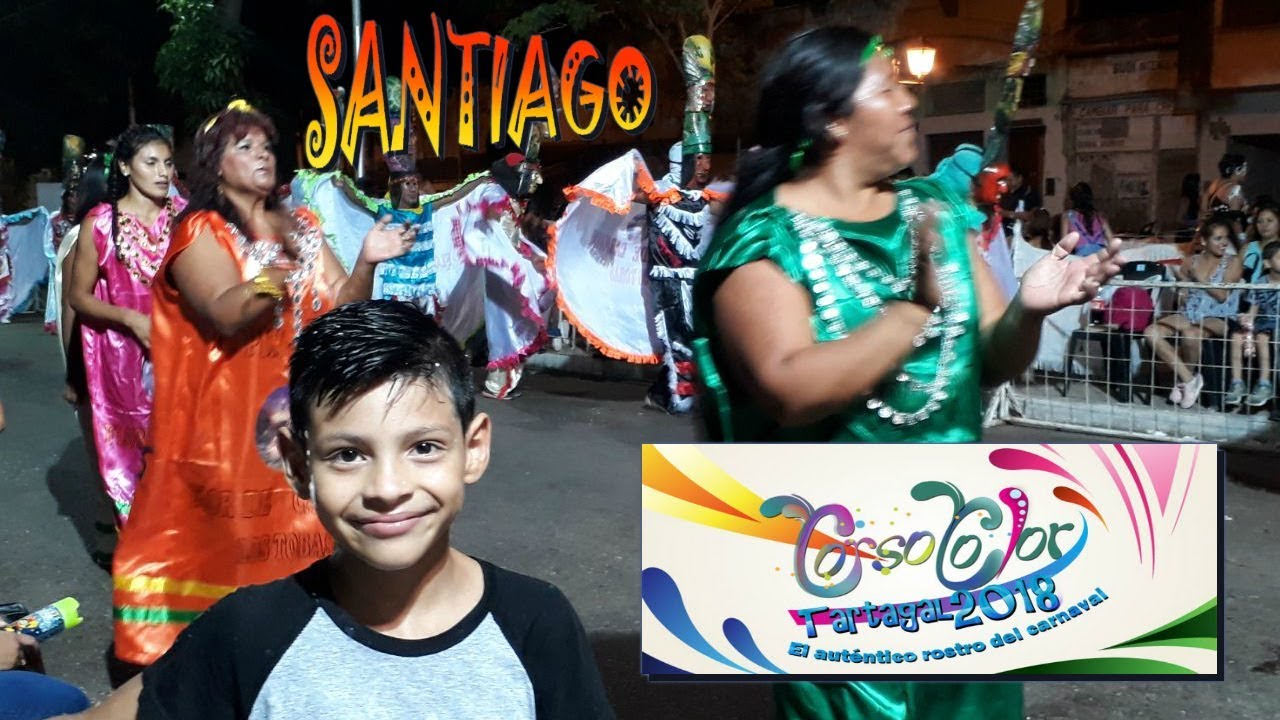 CORSO COLOR TARTAGAL 2018 ! SANTIAGO BAILANDO EL PIN PIN !