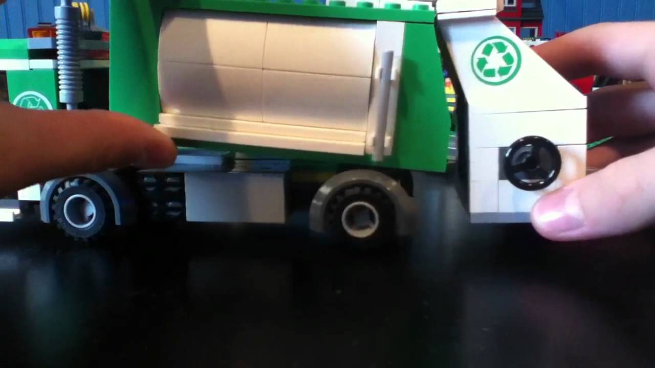 Lego City set 4432 Green Garbage Truck Review