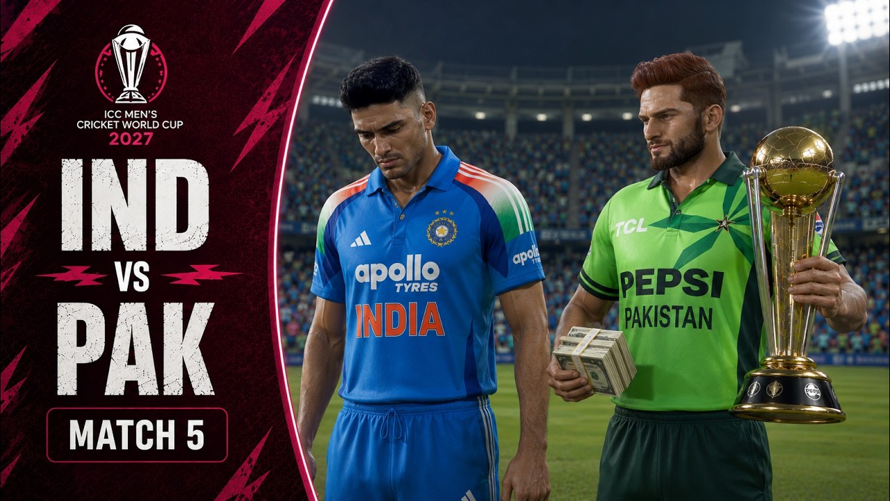 😭 CHEATING IN WC! INDIA VS PAKISTAN | ODI WORLD CUP 2027 | MATCH 5