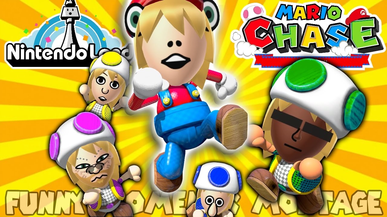 Lefurge's Meme Army! Nintendo Land Mario Chase Funny Moments Montage!!