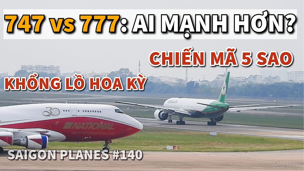 Boeing 777 EVA Air Cất Cánh 