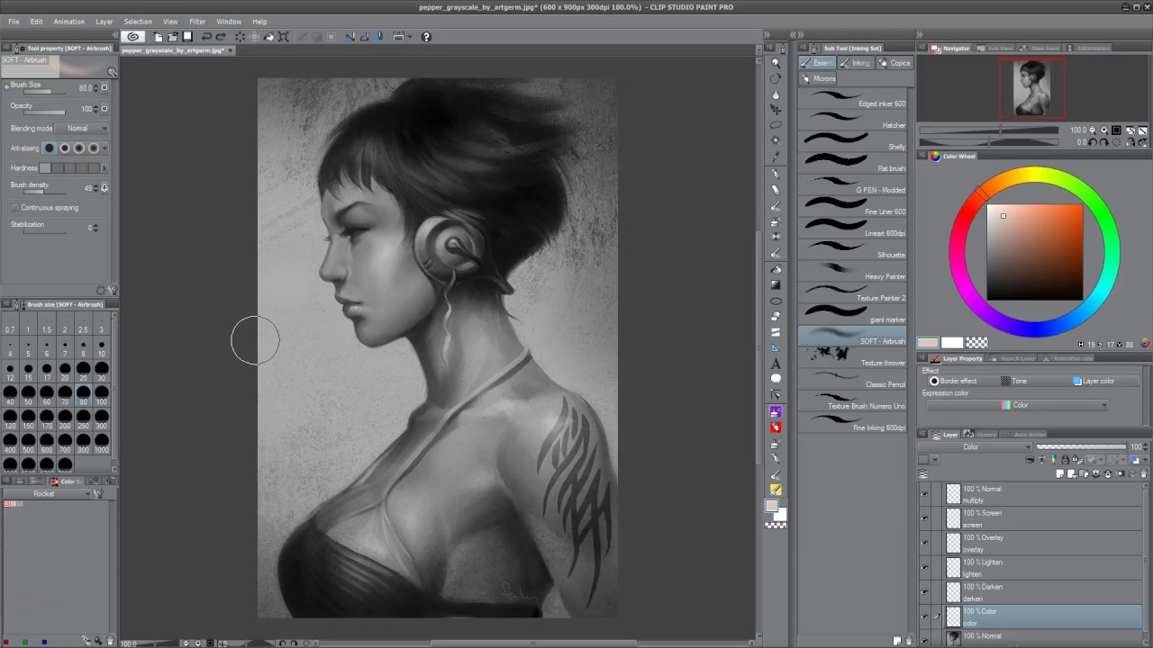 Understanding Basic Blending Modes in PHOTOSHOP and Manga Studio