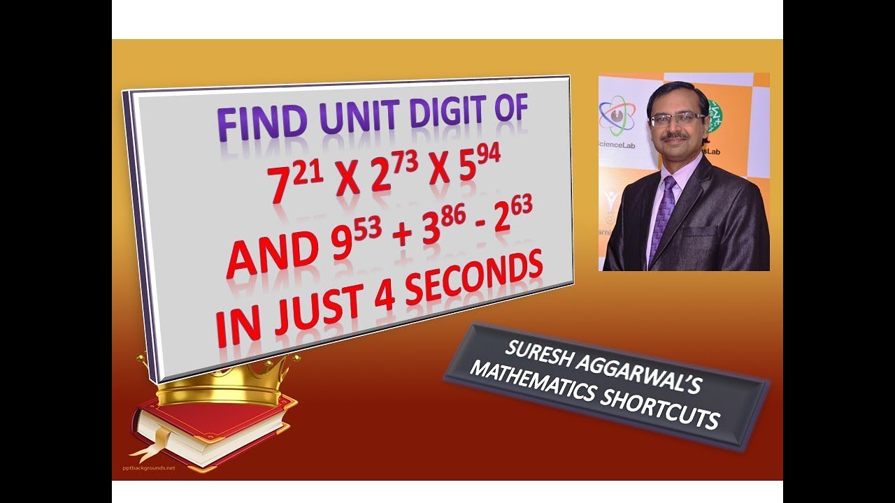 Find UNIT DIGIT of LARGE EXPRESSIONS in 3 Seconds