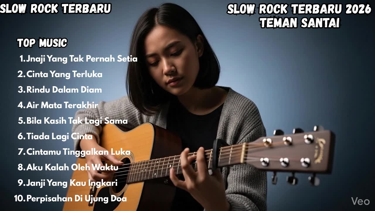 KUMPULAN 10 SLOW ROCK BIKIN NAGIH🎸 AIR MATA TERAKHIR
