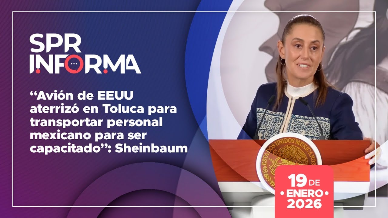 “Avión de EEUU aterrizó en Toluca para transportar personal mexicano para ser capacitado”: Sheinbaum