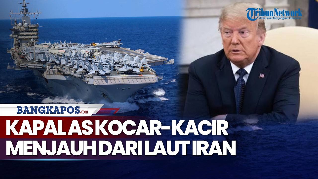 Kapal AS Kocar-Kacir Menjauh dari Laut Iran