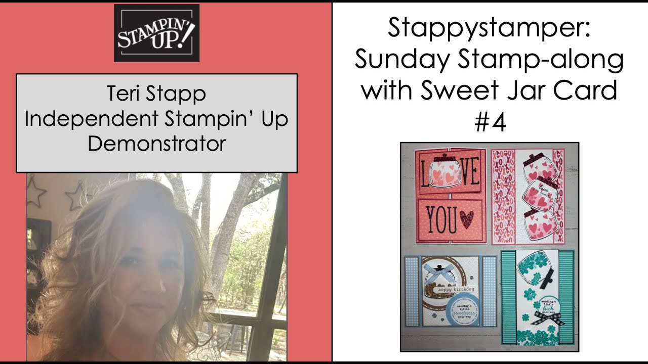 Stappystamper: Sweet Jar Sunday Stamp-along Card #4