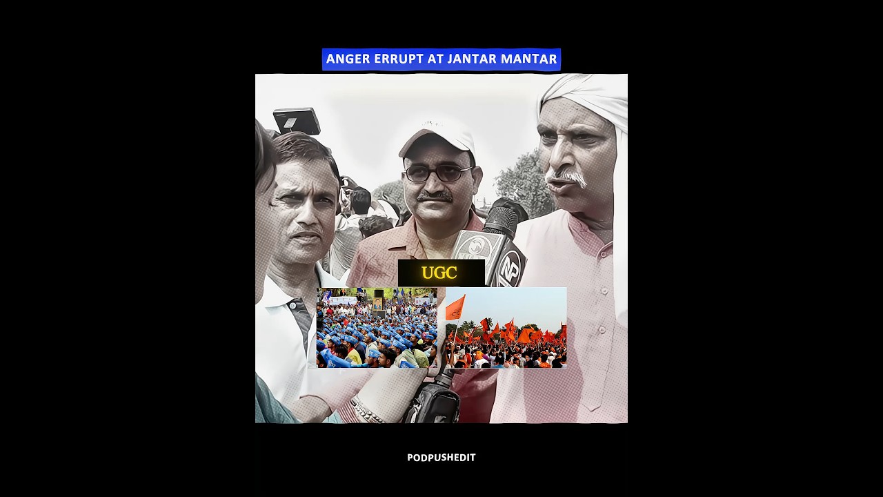 Jantar Mantar: RSS pro-Modi supporters protesting 😱💯 | UGC reform protest | #viral #reservationpr...