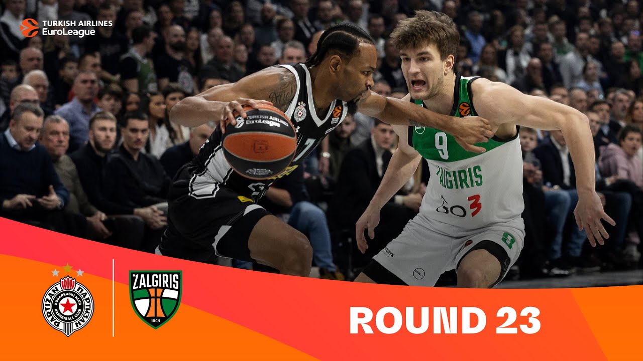 Partizan-Zalgiris | Round 23 Highlights | 2023-24 Turkish Airlines EuroLeague