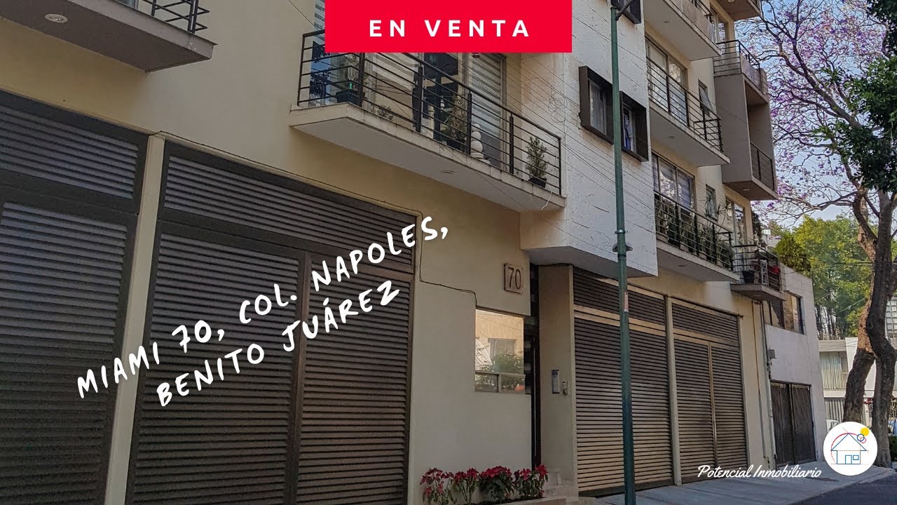 Depa en venta | Miami 70, Col Nápoles, Benito Juárez