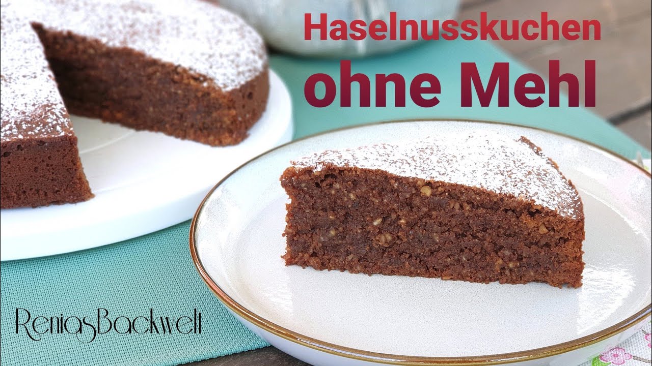 Kuchen ohne Mehl mit ganz viel Haselnuss 👌Glutenfrei