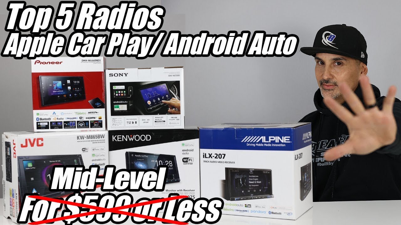 The 5 Best Car Stereo Head units/ Radios with wireless Apple Car Play & Android Auto for under $599