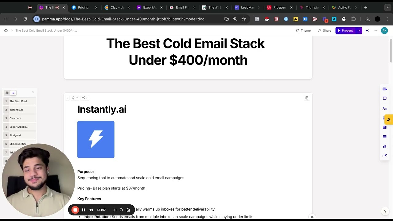 Best Cold Email Tech Stack Under $400