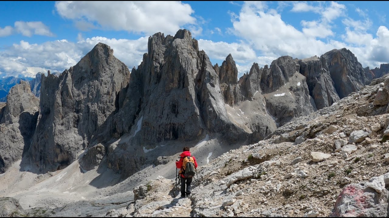 Day 1 : From Valles Pass to  Mulaz peak, via Ferrata Canalino del Mulaz