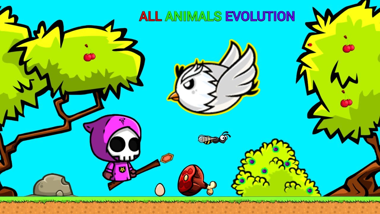 All Animals Evolution With Legendary Wizard Reaper (EvoWorld.io)