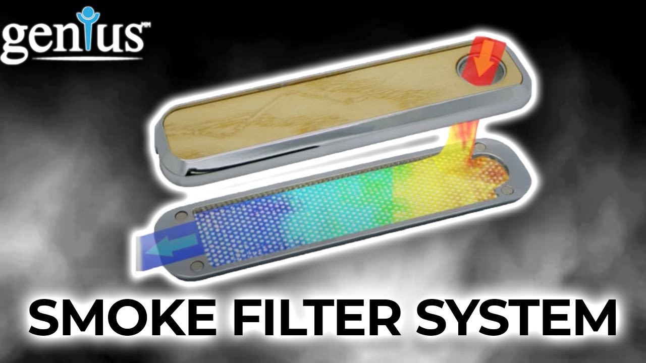 Genius Pipe Integrated Smoke Filter!