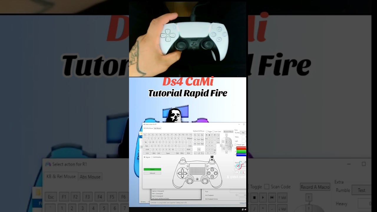 (Rapid Fire) en Ds4 Windows!!!!