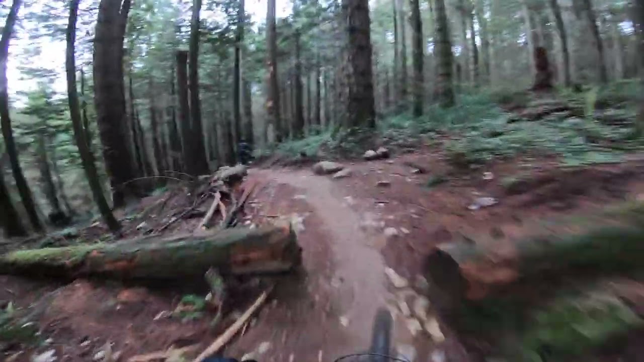 Lower Expresso Mt Fromme, Jan 1 2024 on a hardtail