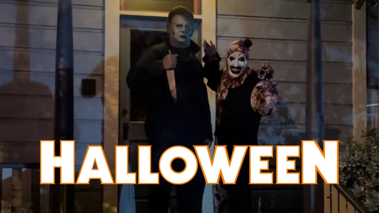 Art The Clown Roams Haddonfield (Michael Myer's Hometown) #halloween #michaelmyers #haddonfield