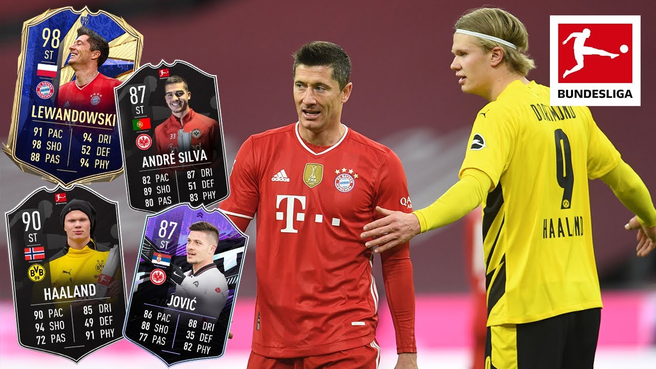 Top 10 Best Strikers &bull; Lewandowski, Haaland, Jovic & More - EA SPORTS FIFA 21