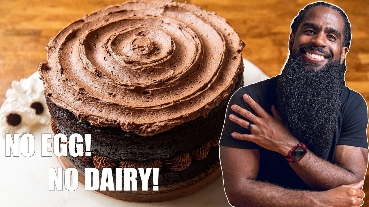 No Eggs, No Dairy...STILL the BEST Chocolate Cake!