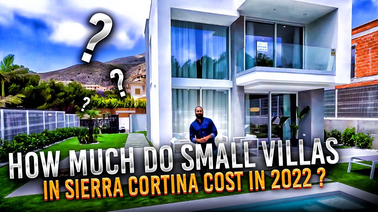 How much do small villas in Sierra Cortina cost in 2022 | Complex of 11 villas | Benidorm, Spain