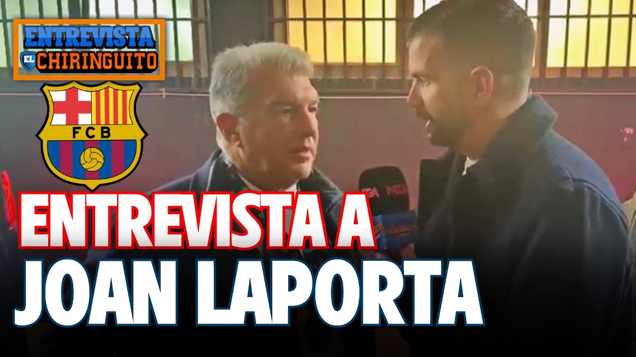 ENTREVISTA EXCLUSIVA a JOAN LAPORTA antes de las ELECCIONES del FC BARCELONA | Chiringuito Inside