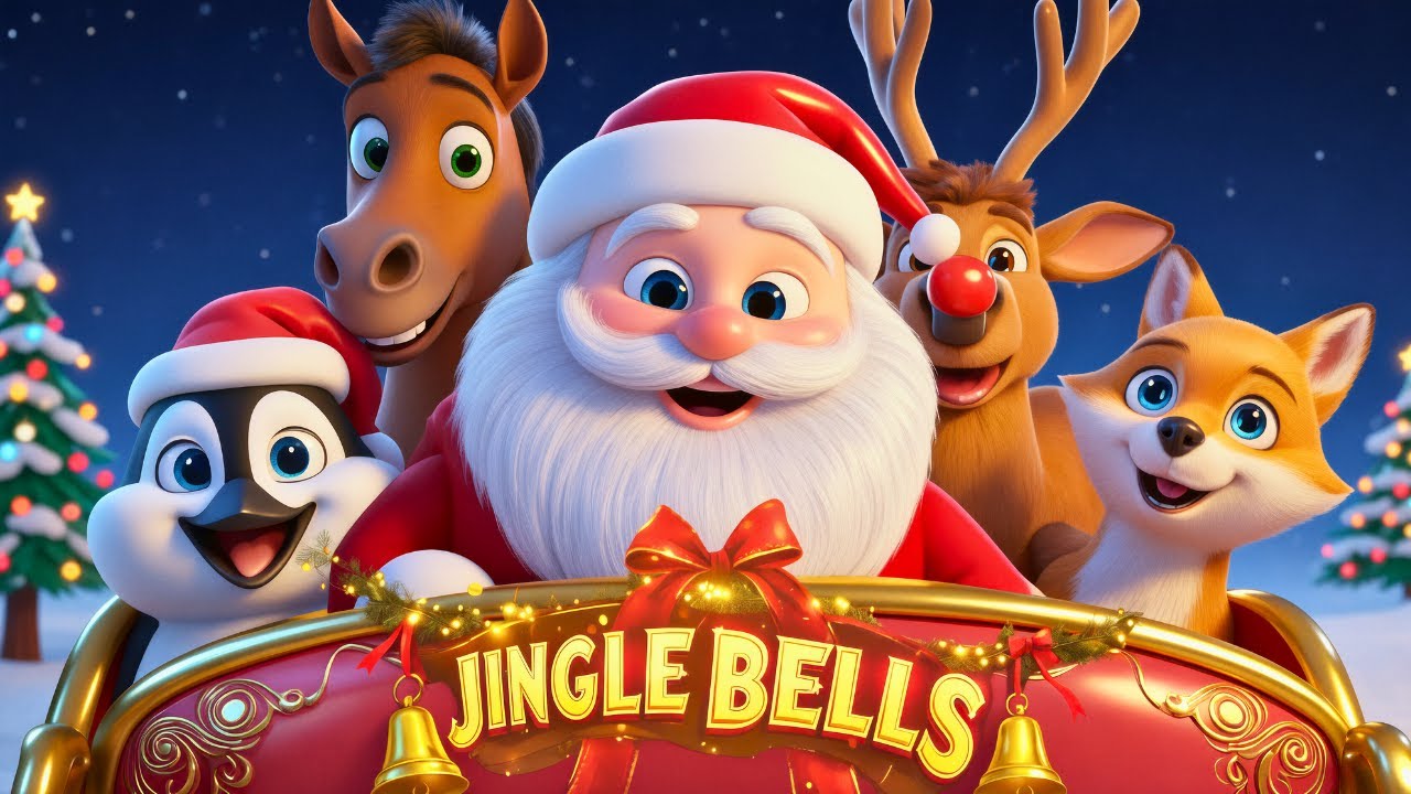 Jingle Bells | Christmas Song For Kids & Toddlers | Nursery Rhymes And Cartoon Videos By Neela Tota