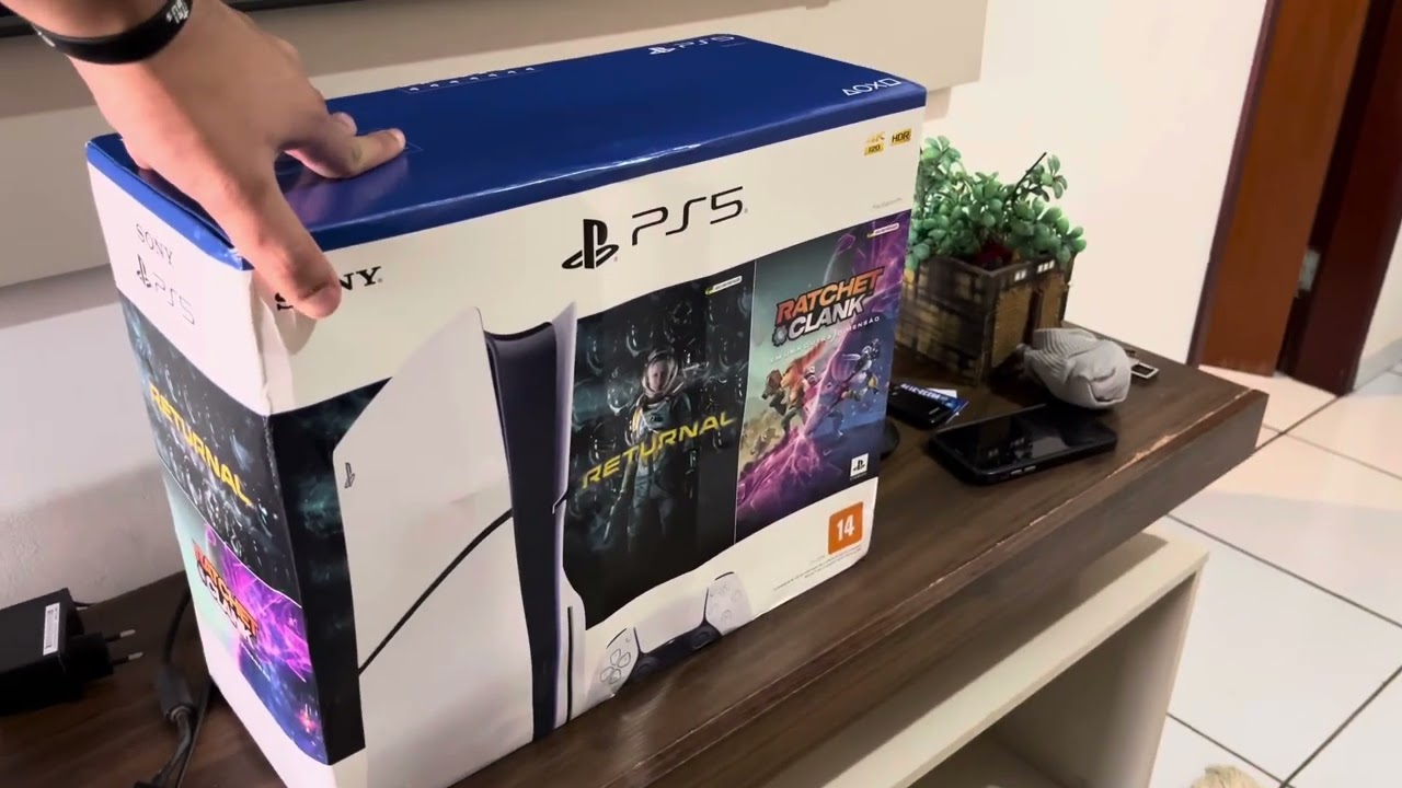 UNBOXING DO PLAYSTATION 5 EM 2025
