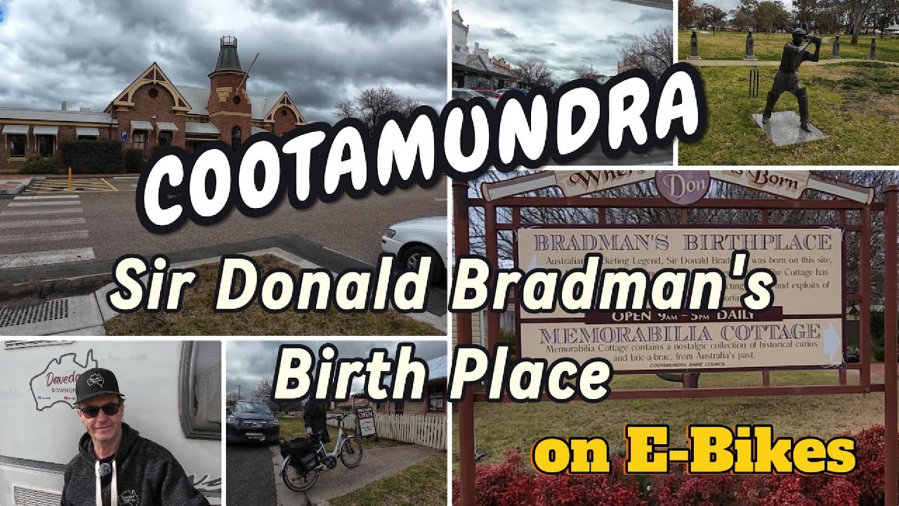 COOTAMUNDRA TOWNSHIP - SHOWGROUND CAMPING, MUSEUMS, and SIR DONALD BRADMAN's Birth Place