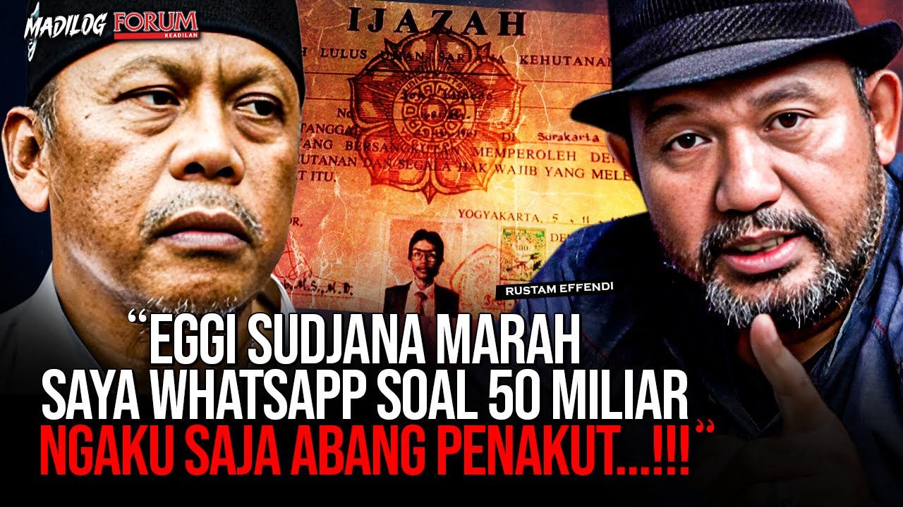 ORANG DEKAT EGGI SUDJANA SATU PER SATU UNGKAP SKANDAL DI BALIK IJAZAH JOKOWI