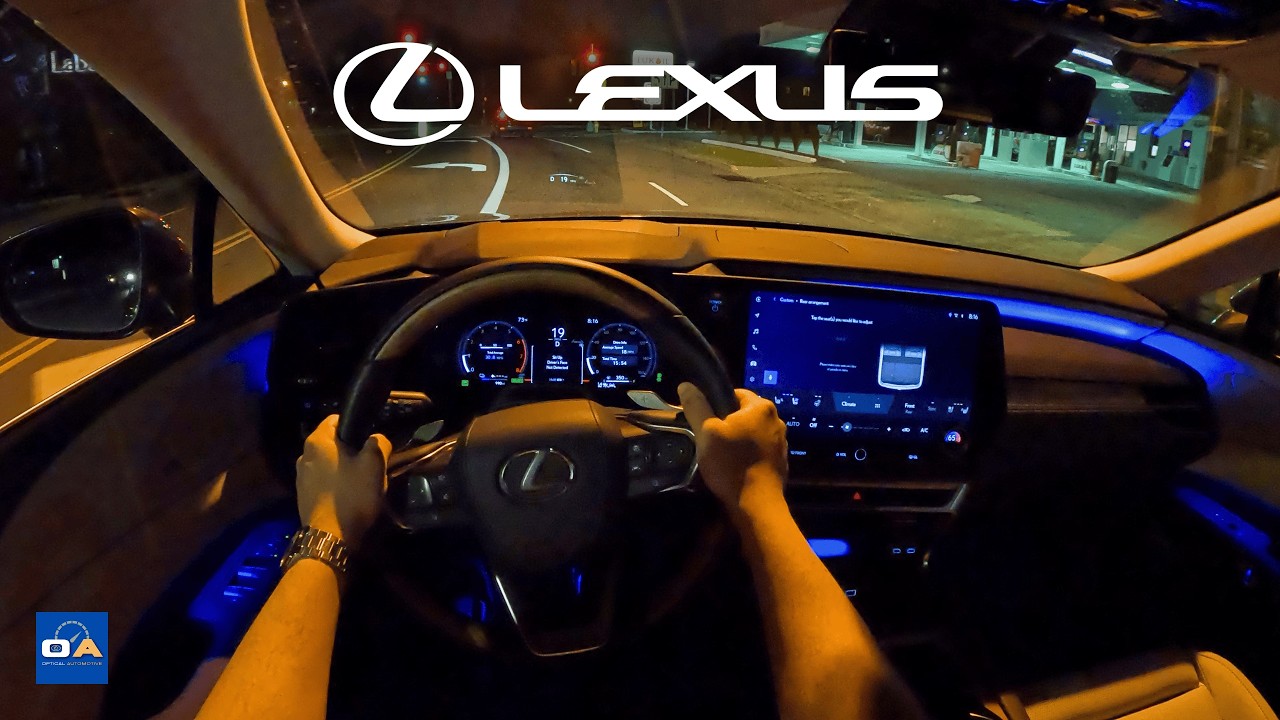 2026 Lexus RX 450h+ Luxury AWD | POV Night Drive & Audio Test | ASMR | 4K