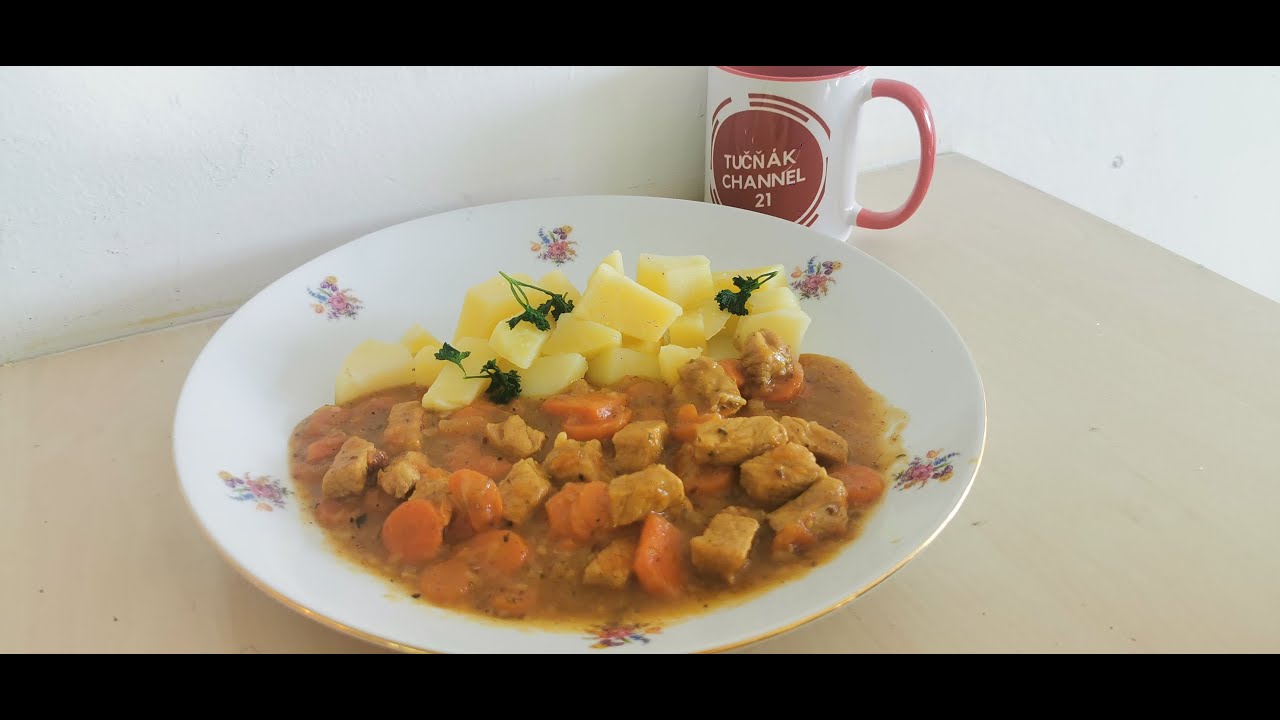 VEPŘOVÉ MASO S MRKVÍ A BRAMBOREM s tučňákem v kuchyni 79. díl