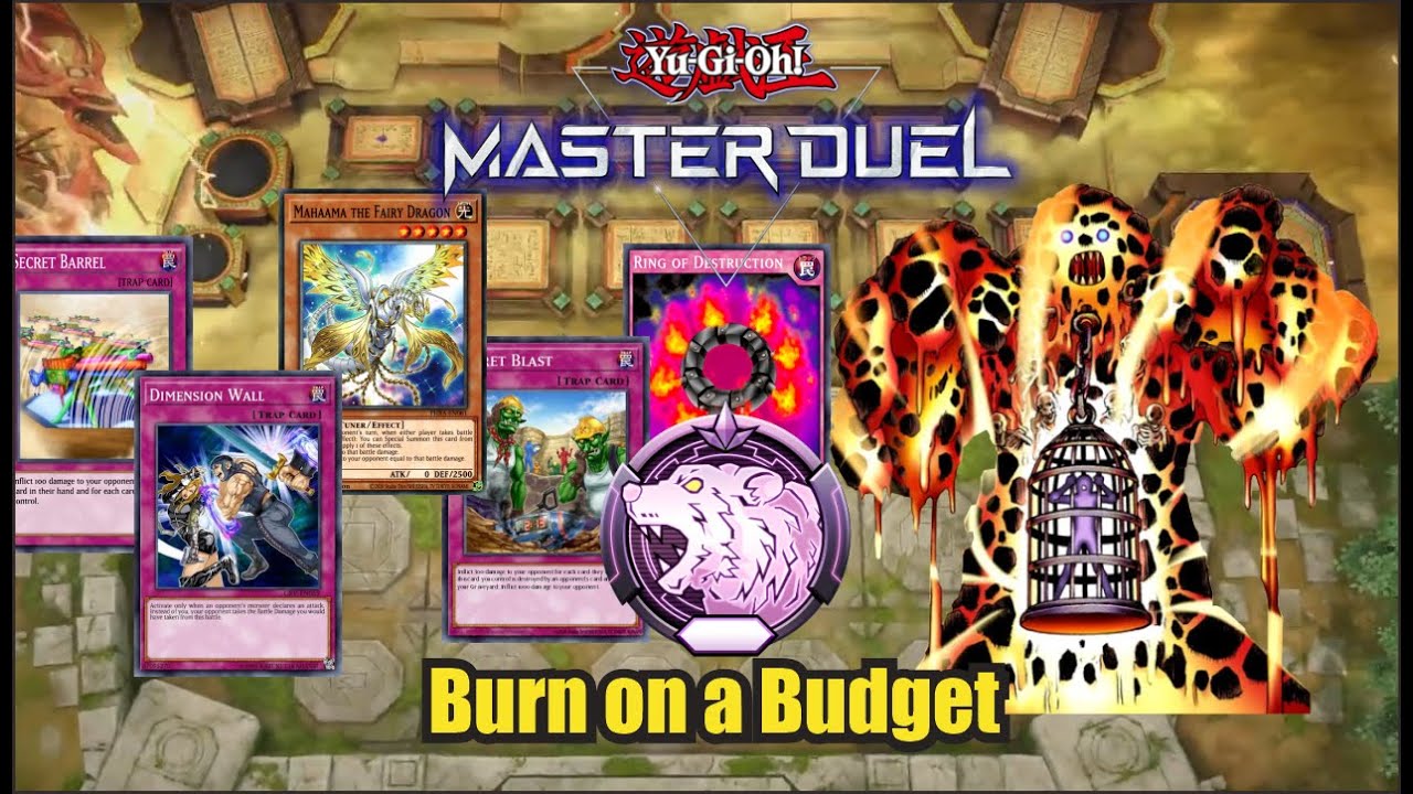Burn on a Budget! No UR Needed to Win in Master Duel Season 44!