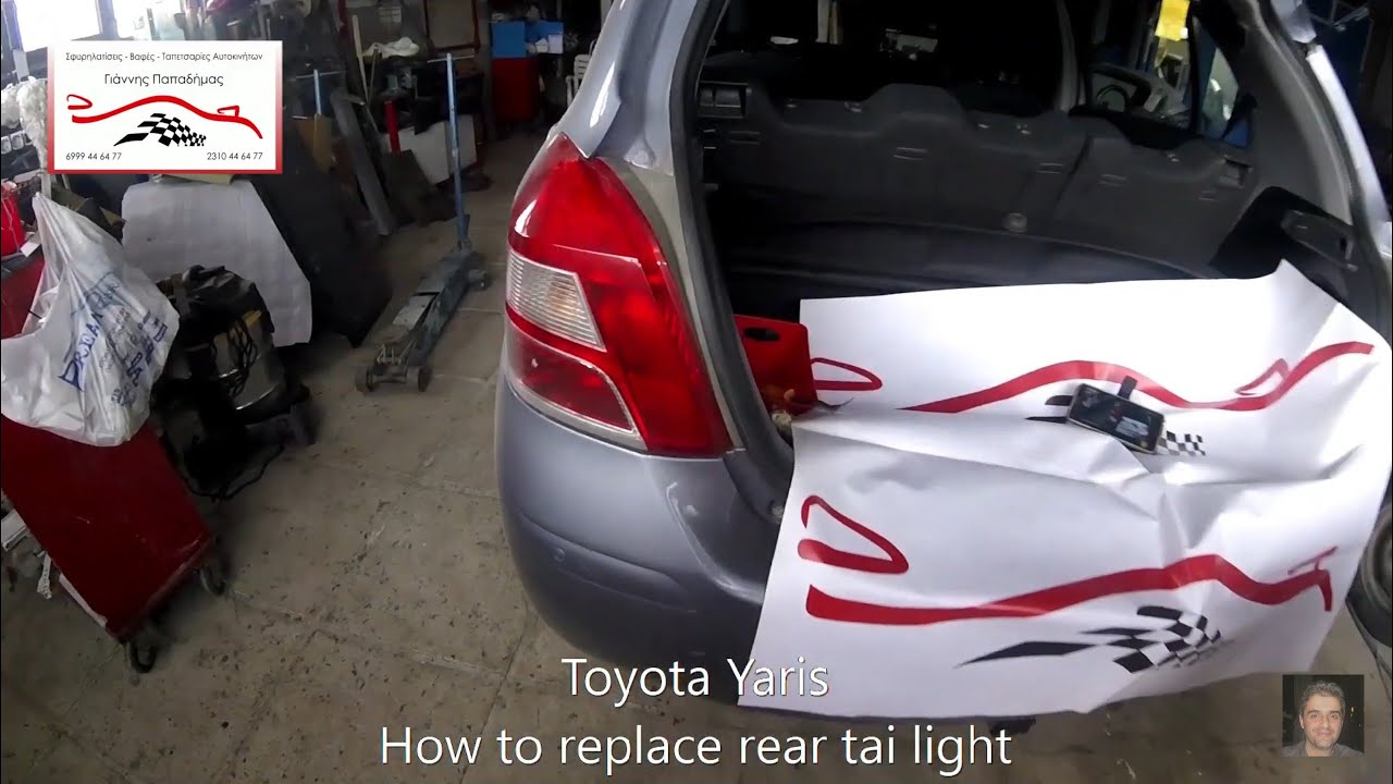 Toyota Yaris 2005-2013   How to replace rear tai light