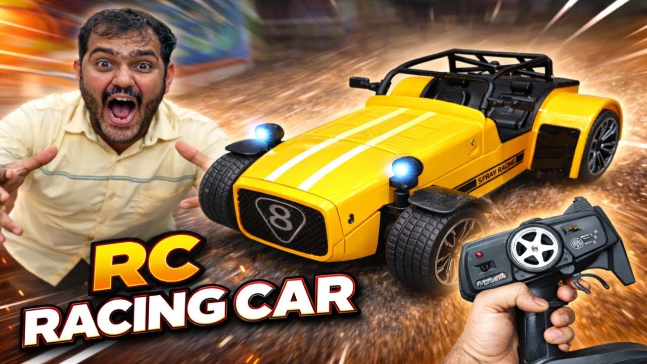RC Die-Cast Racing Car Testing and Unboxing Video 😱 | Remote Control Toy Car Video | #unboxing 