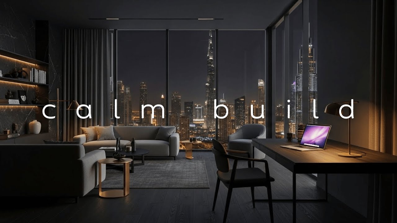 Calm Build – Ambient Focus Music for Long Study & Work Sessions | Minimalist Chillstep