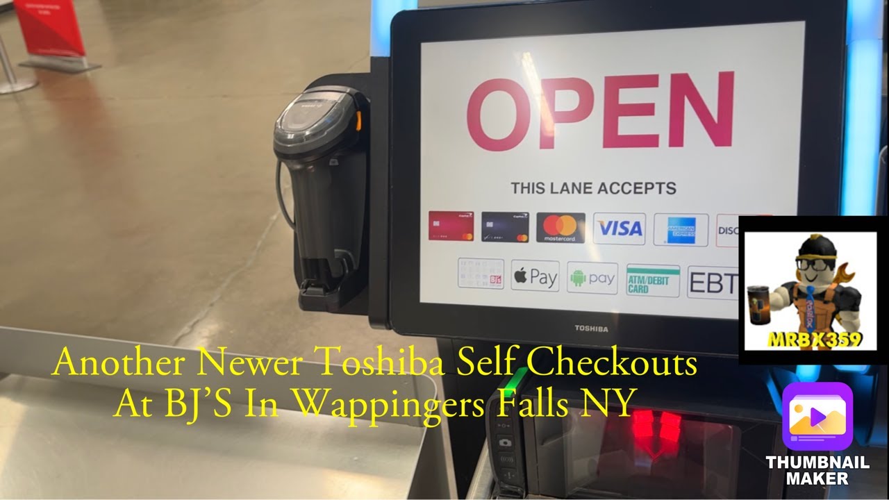 Another Newer Toshiba Self Checkouts At BJ'S In Wappingers Falls NY.