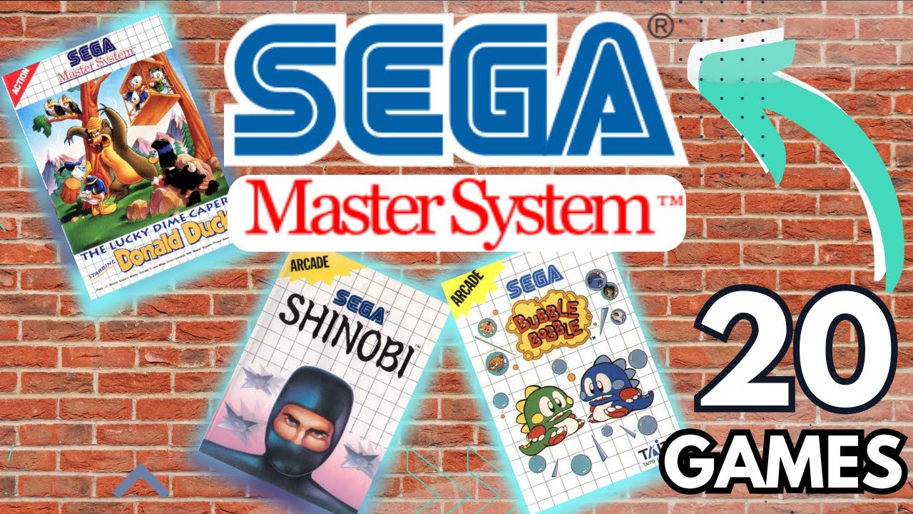 20 Sega 🔵MASTER SYSTEM games || 8-bit Master fullNESs