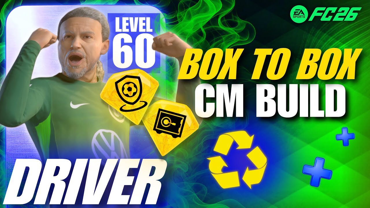 BULLY BALL! Лучший билд CM Recycler 60-го уровня (специализация &laquo;Водитель&raquo;) в клубах FC 26!