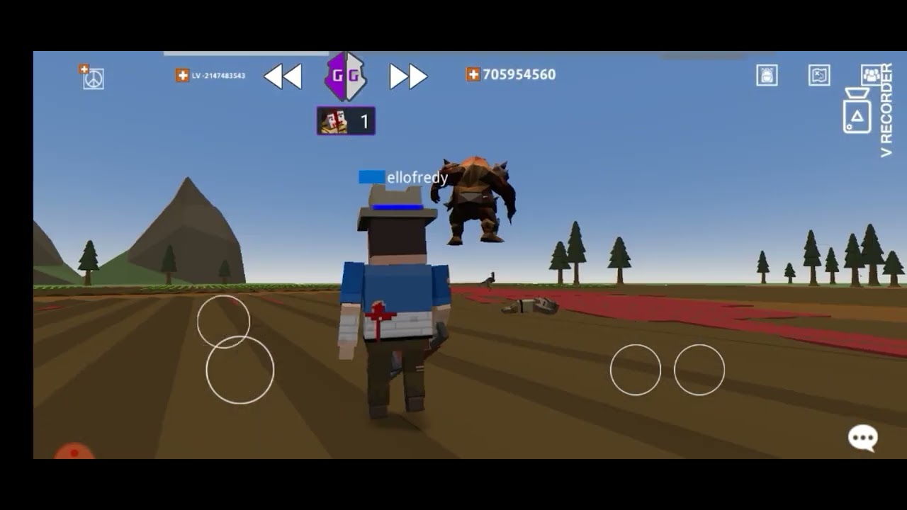 Pixel Blood online,having fun with gg